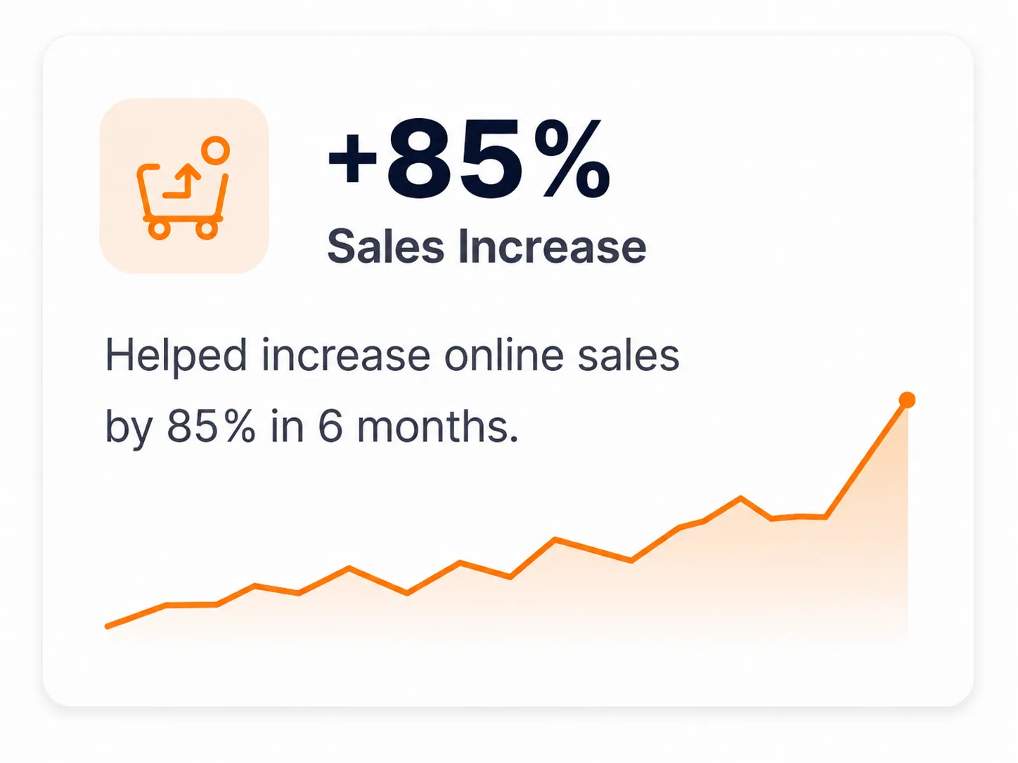 +85% Sales Increase case study